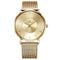 SK K0059 Ultra Thin Fashionable Women Wrist Watch Full Steel Dress Quartz Watches
