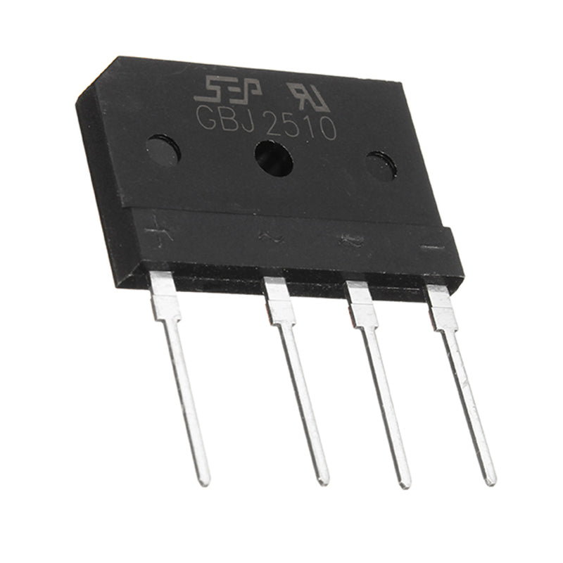5pcs 25A 1000V Diode Rectifier Bridge GBJ2510 Power Electronic Components For DIY Projects