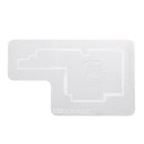 Mechanic 3D BGA Reballing Stencil Repair Tool for iPhone X Motherboard Middle Layer A12 PCB Groove Planting Tin Template Reballing
