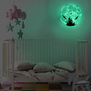 Luminous Moon Wall Stickers Kids Fluorescent Gifts for Living Room Bedroom Decor Sticker