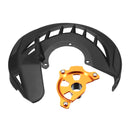 Motorcycle Front Brake Disc Rotor Guard Cover Protector Black For KTM 125-530 SX SXF XC XCF EXC