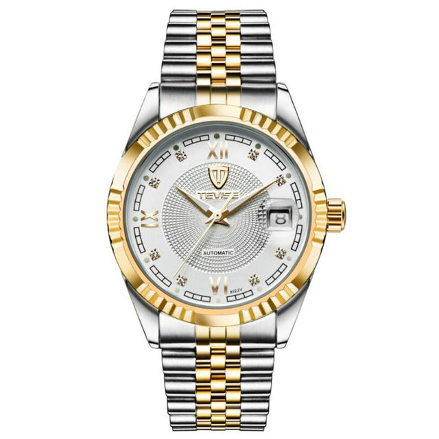 TEVISE 629 Business Style Automatic Mechanical Watch Waterproof Luminous Display Men Watch