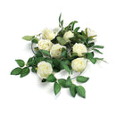 Artificial White Rose Flower Hanging Garland Wedding Party Garden Decorations 2m