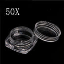50Pcs Cosmetic Bag  Empty Jar Pots Eyeshadow Makeup Face Cream Lip Balm Container 3ml