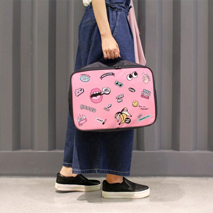 Large Capacity Travel Bag Waterproof Cosmetic Storage Bag Toiletries Organizer Fashion Luggage