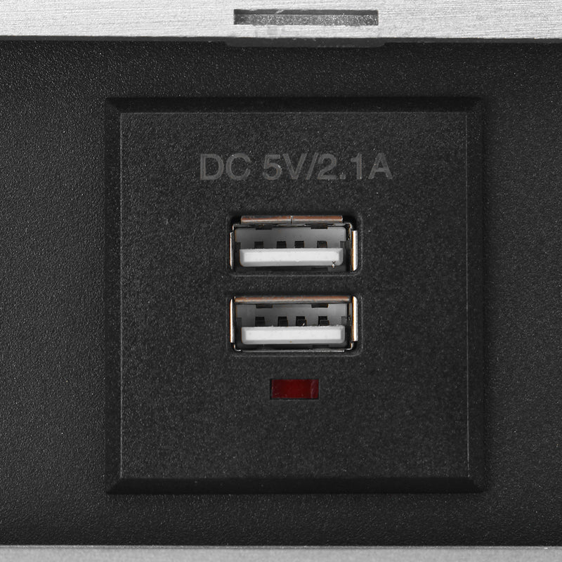 Socket Floor Table Socket 2 EU Plug & 2 USB Socket Charger