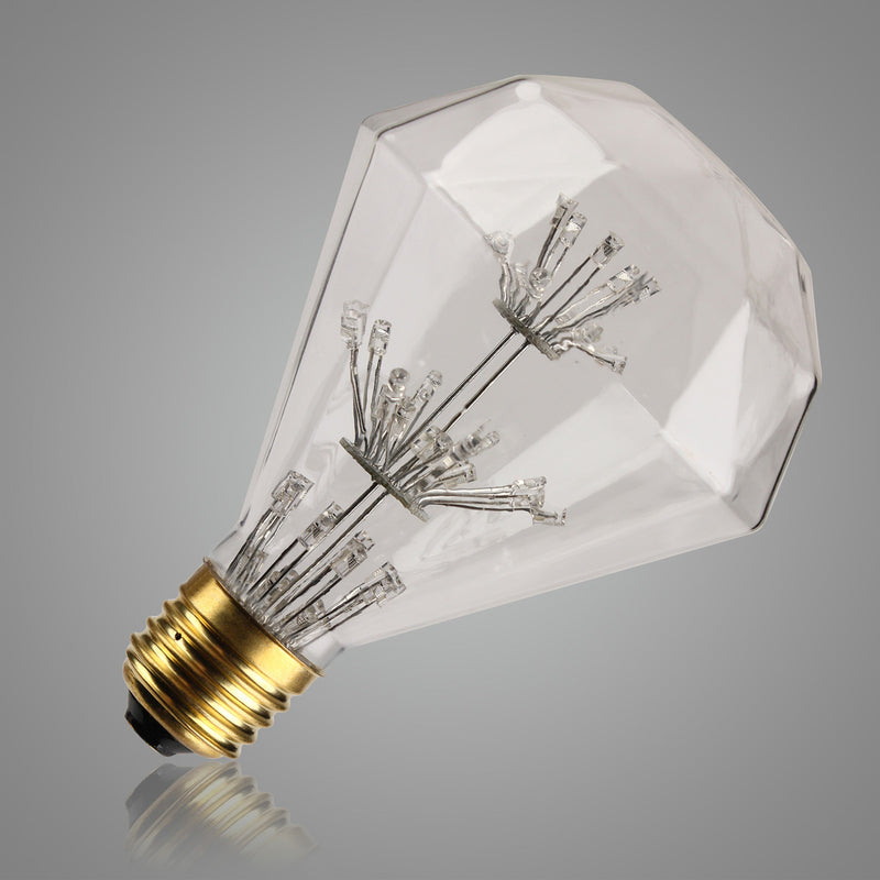 Kingso AC85-265V E27 3W RGB Gypsophila Edison Decorative LED Light Bulb for Holiday Home Indoor Use