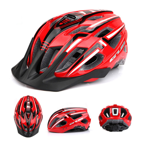 GUB A2 Cycling Helmet With USB Rechargeable LED Light Bicycle Motorcycle Hat LED Cycling Cap