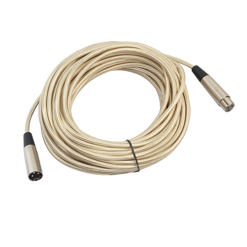 REXLIS BK2005G 1/ 1.8/ 3M XLR Canon Male to Female Microphone Audio Cable