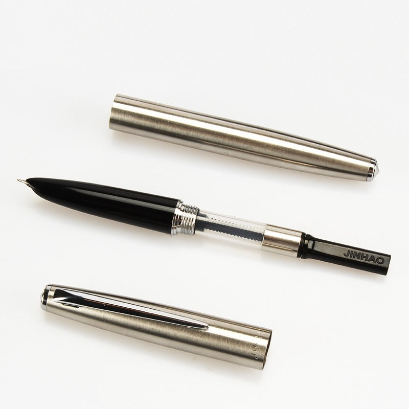 Jinhao 911 0.38mm Extremely fine Fountain pen Stainless steel Classic body Office Stationery