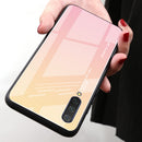 For Xiaomi Mi 9 Lite Case / Xiaomi CC9 Case Bakeey Gradient Color Tempered Glass + Soft TPU Back Cover Protective Case