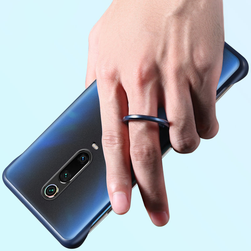 Bakeey Transparent Ultra Thin Anti Fall Matte Hard PC&Soft Edge With Finger Ring Protective Case For Xiaomi Redmi K20 / Redmi K20 PRO / Xiaomi Mi9T