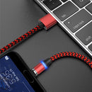 Bakeey 2.4A Type C Micro USB LED Light Fast Charging Magnetic Data Cable For Huawei P30 Pro Mate 30 5G Xiaomi Mi9 9Pro Oneplus 7T S10+ Note 10 5G