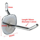 25pcs 2 Inch Pegboard Hooks Display Hanger Assortment Kit Store Organizing Tools