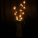 77CM LED Willow Branch Floral Night Light Battery Operated with 20 Bulbs for Home Office Party Garden Decor