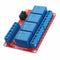 5Pcs DC12V 4 Channel Level Trigger Optocoupler Relay Module Power Supply Module