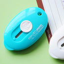 Deli Mini Retractable Utility Cutter Pocket Sized Mini Box Cutter Retractable Cutter Random Color