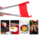 Honana BBQ 2-In-1 Collapsible Kitchen Spatula And BBQ Tong Non-Stick Stainless Steel Frame