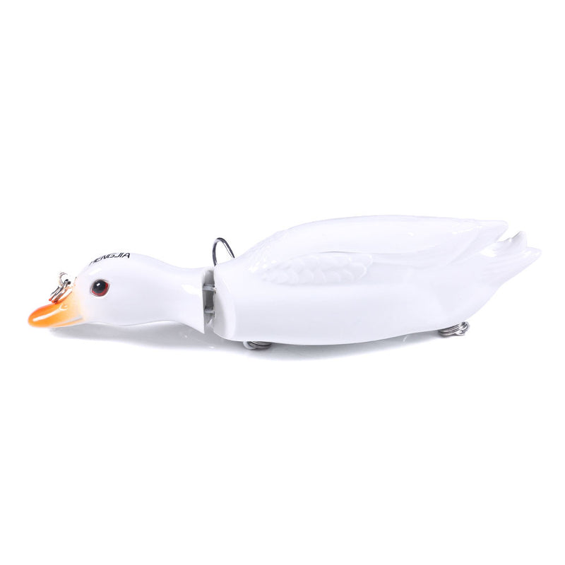 HENGJIA J101 5PSC Duck Fishing Lure Set Rotating Tail Popper Topwater Swim Crankbait Artificial Hard Bait