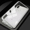 Bakeey 360 Magnetic Adsorption Flip Metal Clear Tempered Glass Protective Case for Xiaomi Mi8 SE