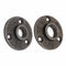1/2 or 3/4 Inch Black Flange Iron Pipe Floor Fitting Plumbing Threaded Three Holes Flange
