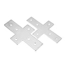 Machifit 2020/3030/4040 Industrial Aluminum Extrusions Cross Connector Carbon Steel Nickel Plating