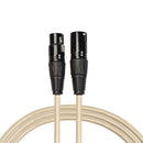 REXLIS 1/ 1.8/ 3M 3-Pin Male To Female Microphone Audio Cable
