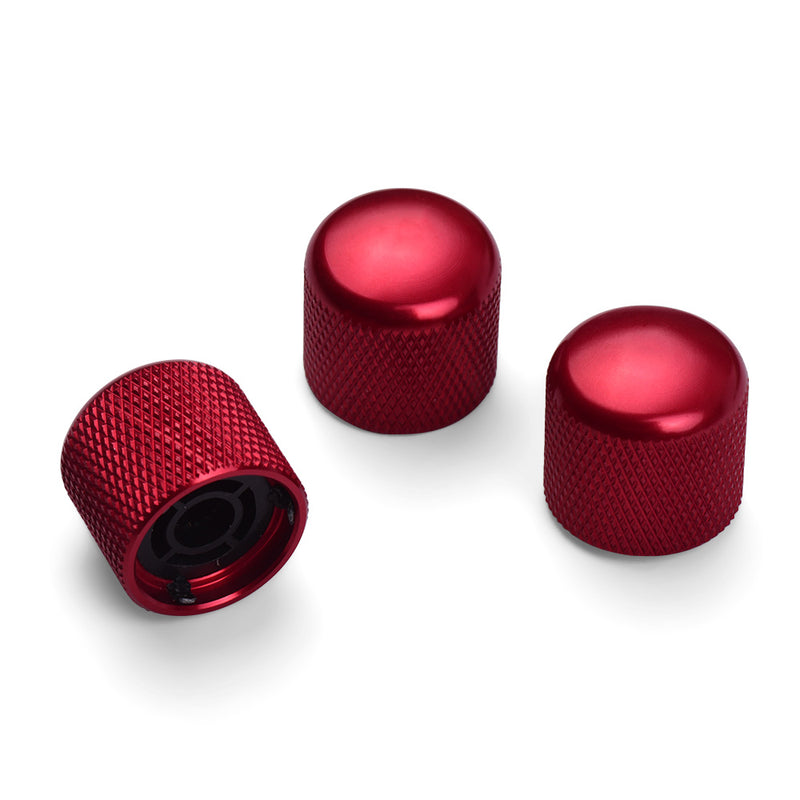 3PCS Electric Guitar Bass Replacement Parts Tone Volume Control Knobs Cap Guitar Parts