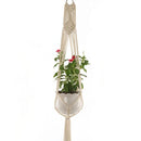 Flower Pot Holder Macrame Plant Hanger Hanging Planter Basket Jute Braided Rope Decorations