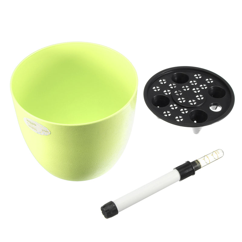 Automatic Irrigation Plant Flower Pots Round 0.3L Water Capacity 1.3L Soil Load Pot