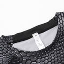 Men 3D Three-dimensional Printing Fitness Running Training Long-sleeved High-elasticty Quick Dry