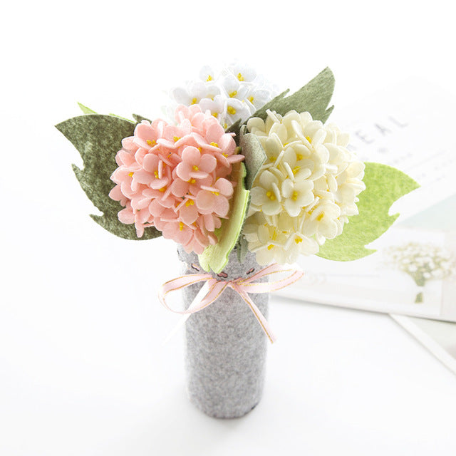 Non-woven Hand-made Fabric Diy Material Package Free Cutting Artificial Flower Decoration Decoration Mother's Day Creative Gift