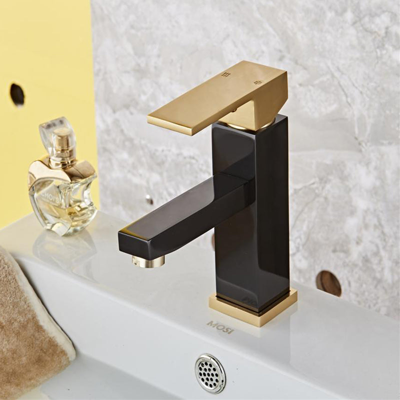 Aluminum Bathroom Basin Faucet Single Handle Mixer Tap Rubbed Bronze Rose Gold