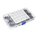 Suleve MXCH7 460Pcs M3 M4 M5 Flat Head Hex Socket Screw Carbon Steel 10.9 Grade Bolt Nut Assortment Kit 8-20mm