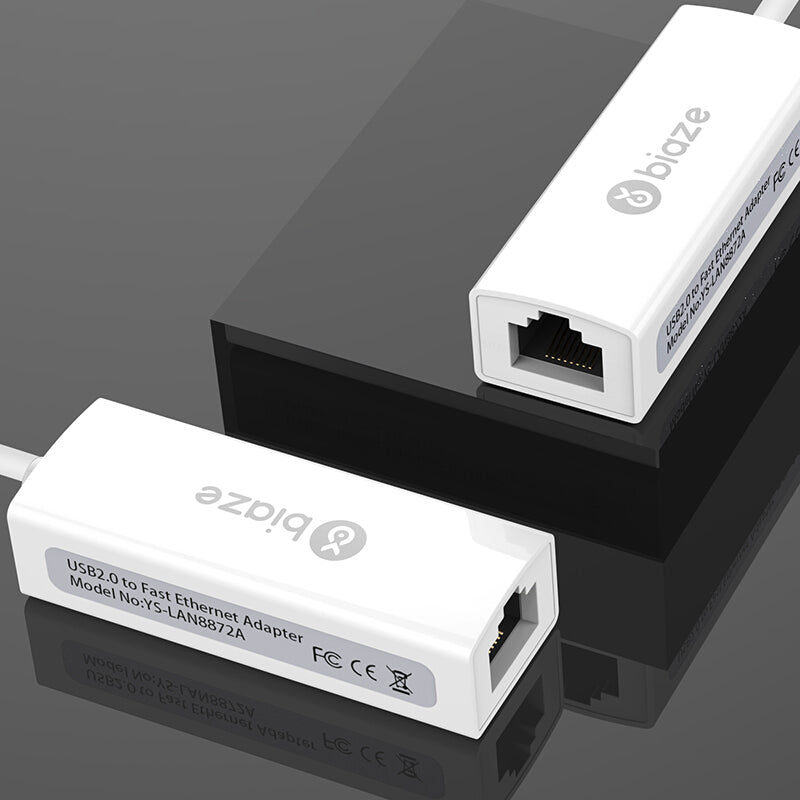 Biaze ZH27-PC USB to 100Mbps RJ45 Ethernet Converter Network Adapter Connector