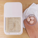 Japanese Plastic Rice Barrel 10kg Rice Storage Household Rice Bucket Moistureproof Transparent Kitchen Storage Container
