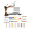 Electronics Component Basic Starter Kits with 400 Tie-points Breadboard Cable Resistor Capacitor LED Potentiometer