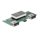 LED Dual USB 5V 2.1A Micro USB Input Power Bank 18650 Battery Charger Board Overcharge Overdischarge Short Circuit Protection