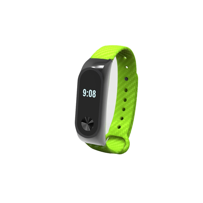 Bakeey Metal Carbon Fiber Replacement Wrist Strap Bracelet for Xiaomi Mi band 2 Wristband