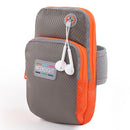 New fashion night running ultra light multi-function men and women reflective waterproof diving material outdoor running mobile sports arm bag