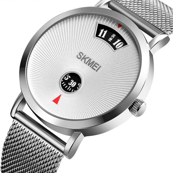 SKMEI 1489 Creative Dial Design 30M Waterproof  Business Style Men Watch Quartz Watch