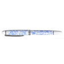 JINHAO 1 Piece Chinese Blue and White Porcelain Pattern Medium Nib Fountain Pen