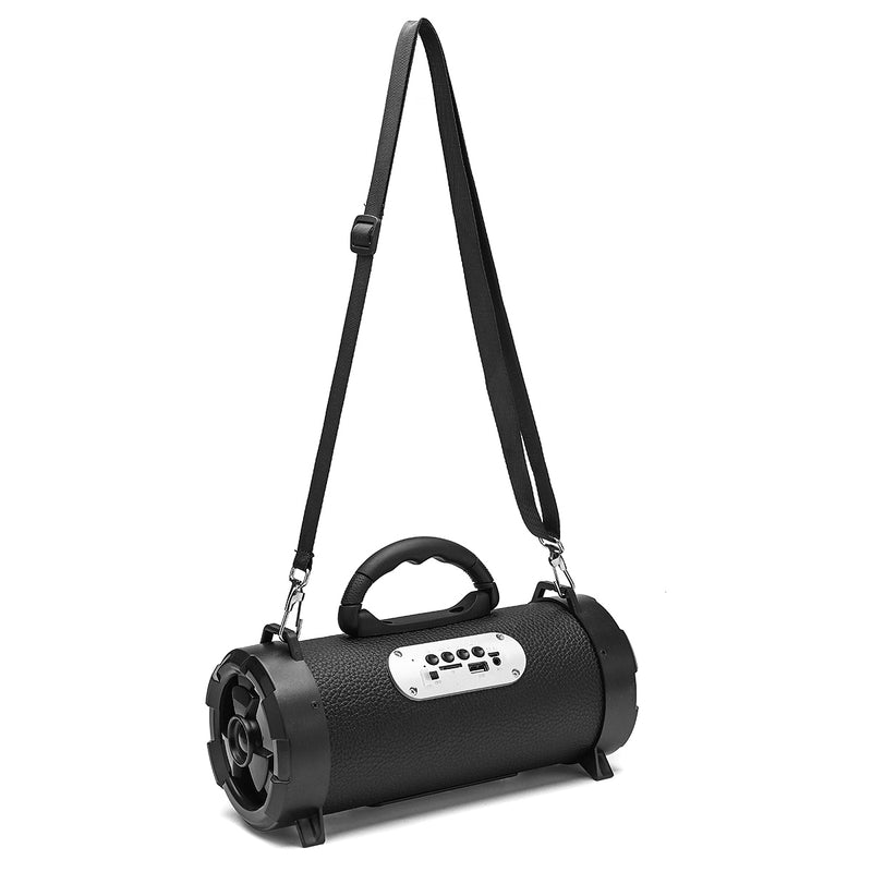 Portable Wireless bluetooth Speaker Shoulder Strap Flash light TF FM Radio USB