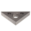 Mini Aluminum Alloy 45/90 Angle Gauge Inch Metric Angle Meter Triangle Ruler
