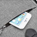 IPRee 49x32x16cm Canvas Anti Theft Travel Backpack with USB Charging port Portable Rechargeable Bag