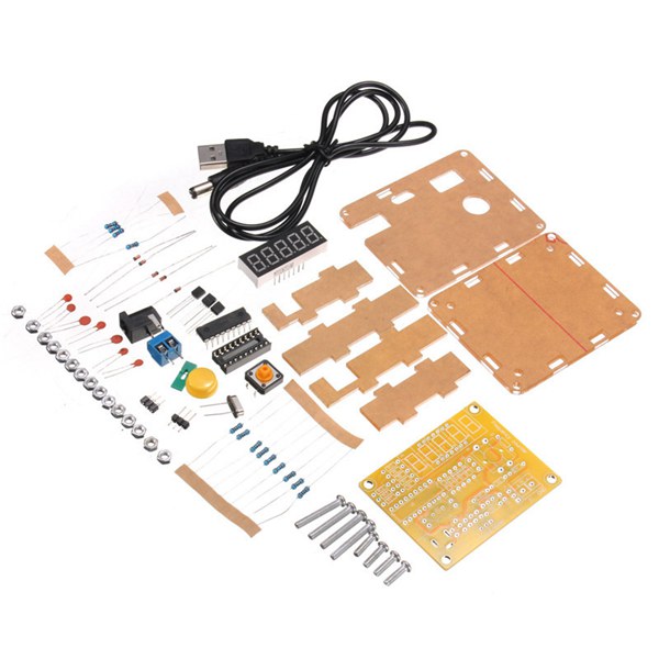 Geekcreit DIY Frequency Tester 1Hz-50MHz Crystal Counter Meter With Housing Kit