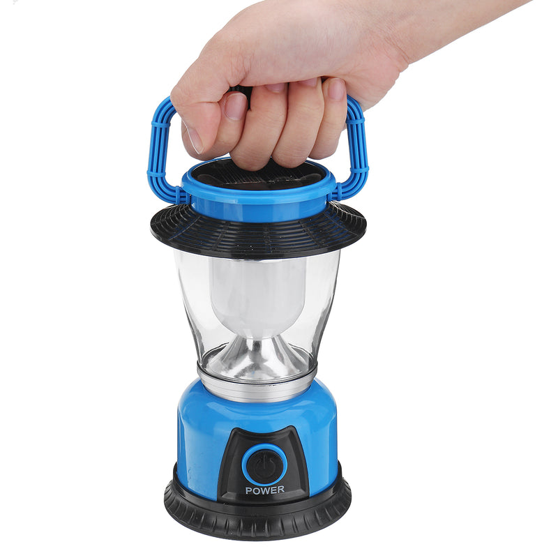 Portable 110-250V Solar LED Light USB Rechargeable Outdoor Camping Light Hiking Lantern