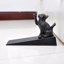 Cast Iron Wrought Iron Ornaments Windproof Door Stopper Door Stopper Anti-collision Door Resistance Door Wedge Creative Door File Free Punching