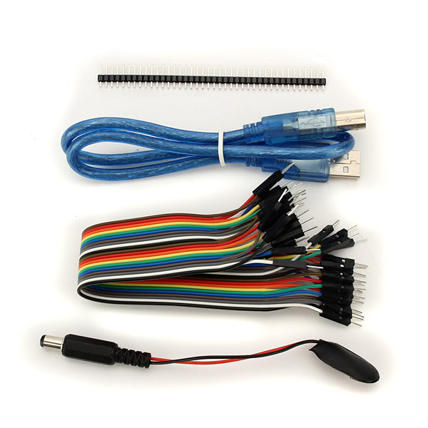 UNO R3 With Mini Breadboard LED Jumper Resistor Kit For Basic Starter