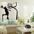 Removable Basketball Dunk Sport DIY Wall Sticker Kids Room Art Decor Decals